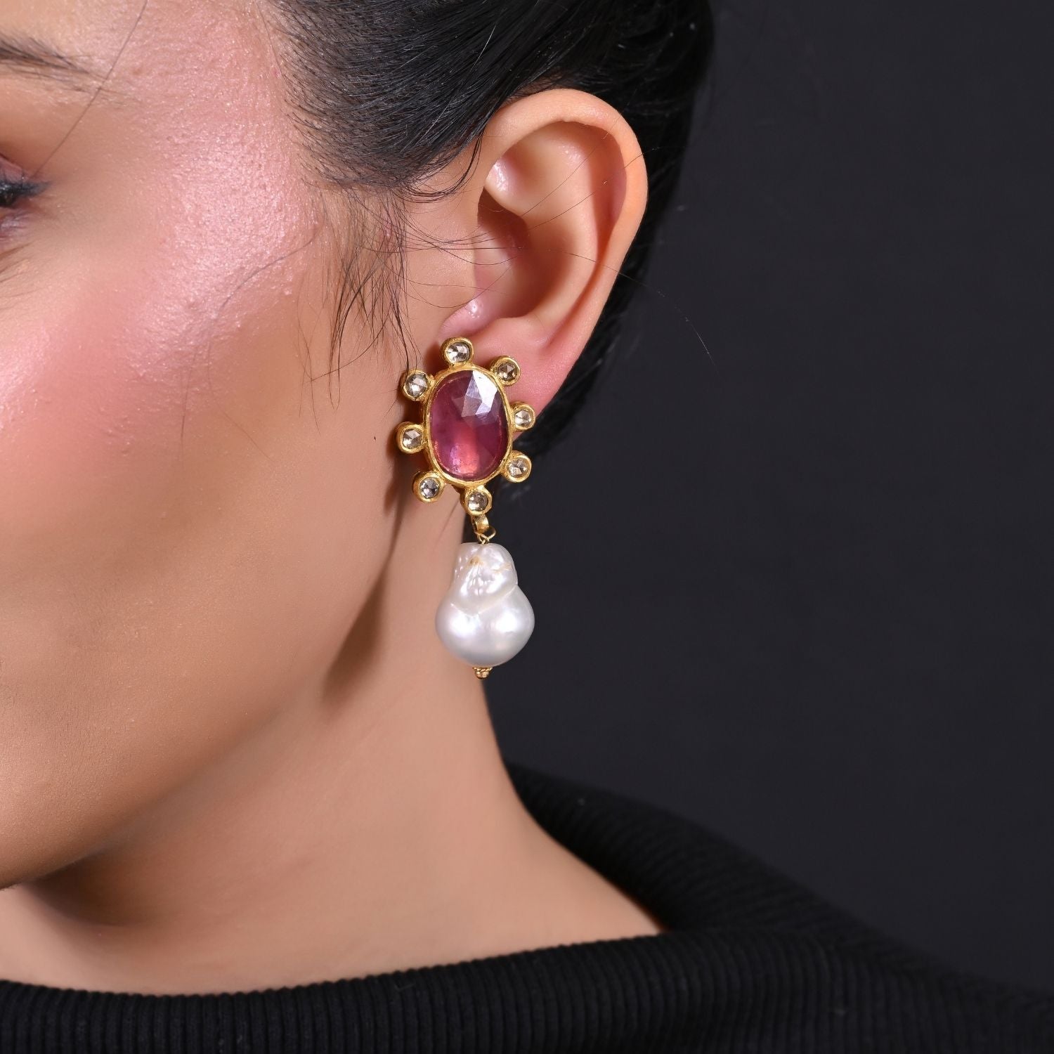 Pearl Cascade Earrings