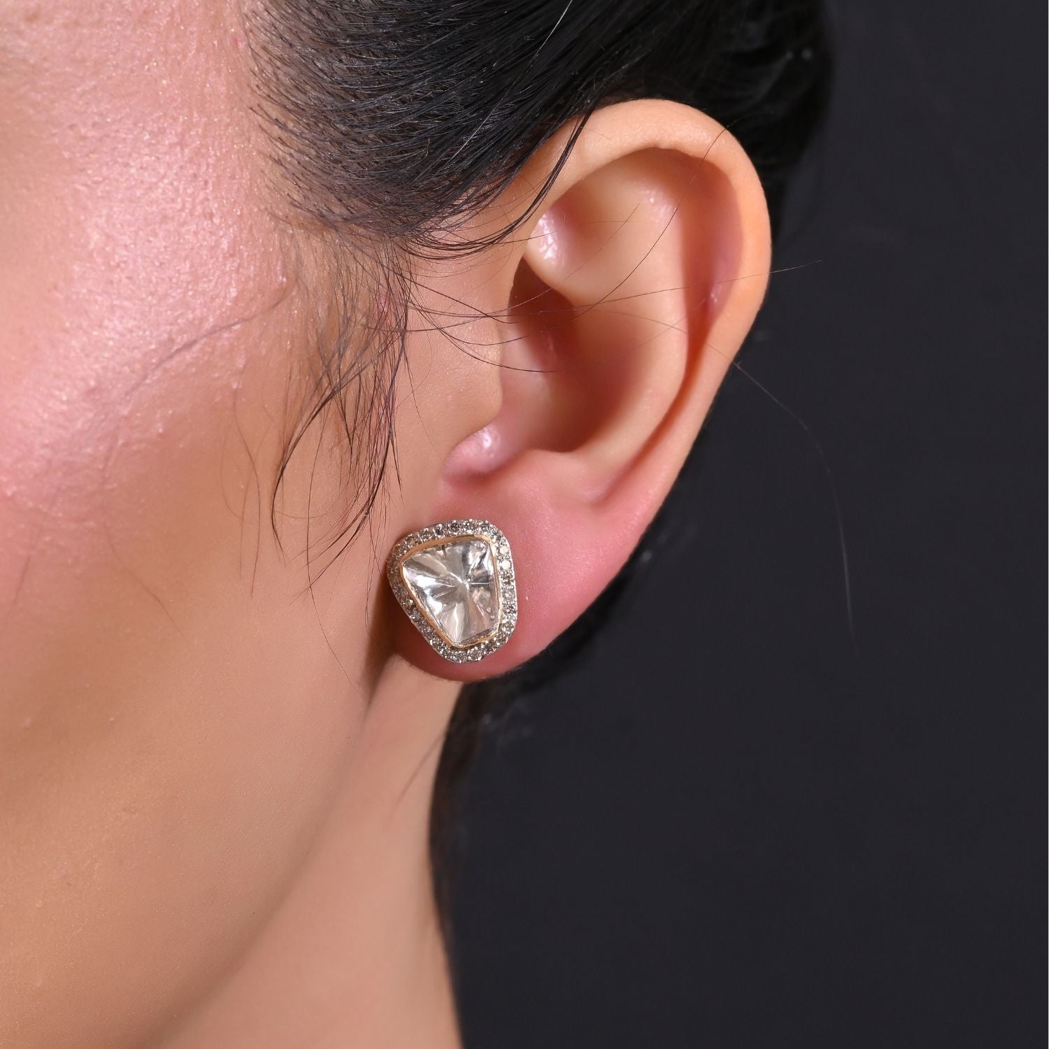 First Light Polki Studs