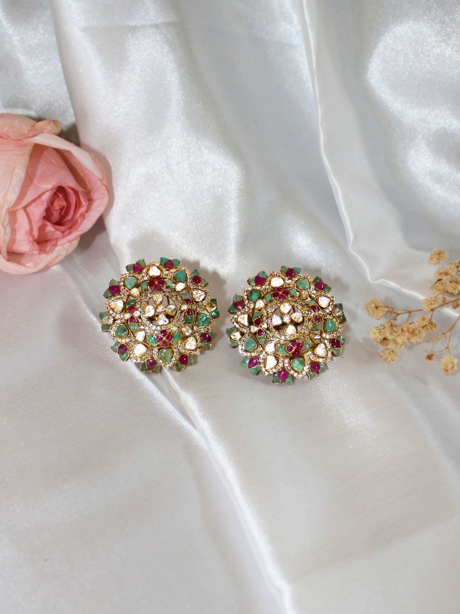 Floraison Circle Earrings