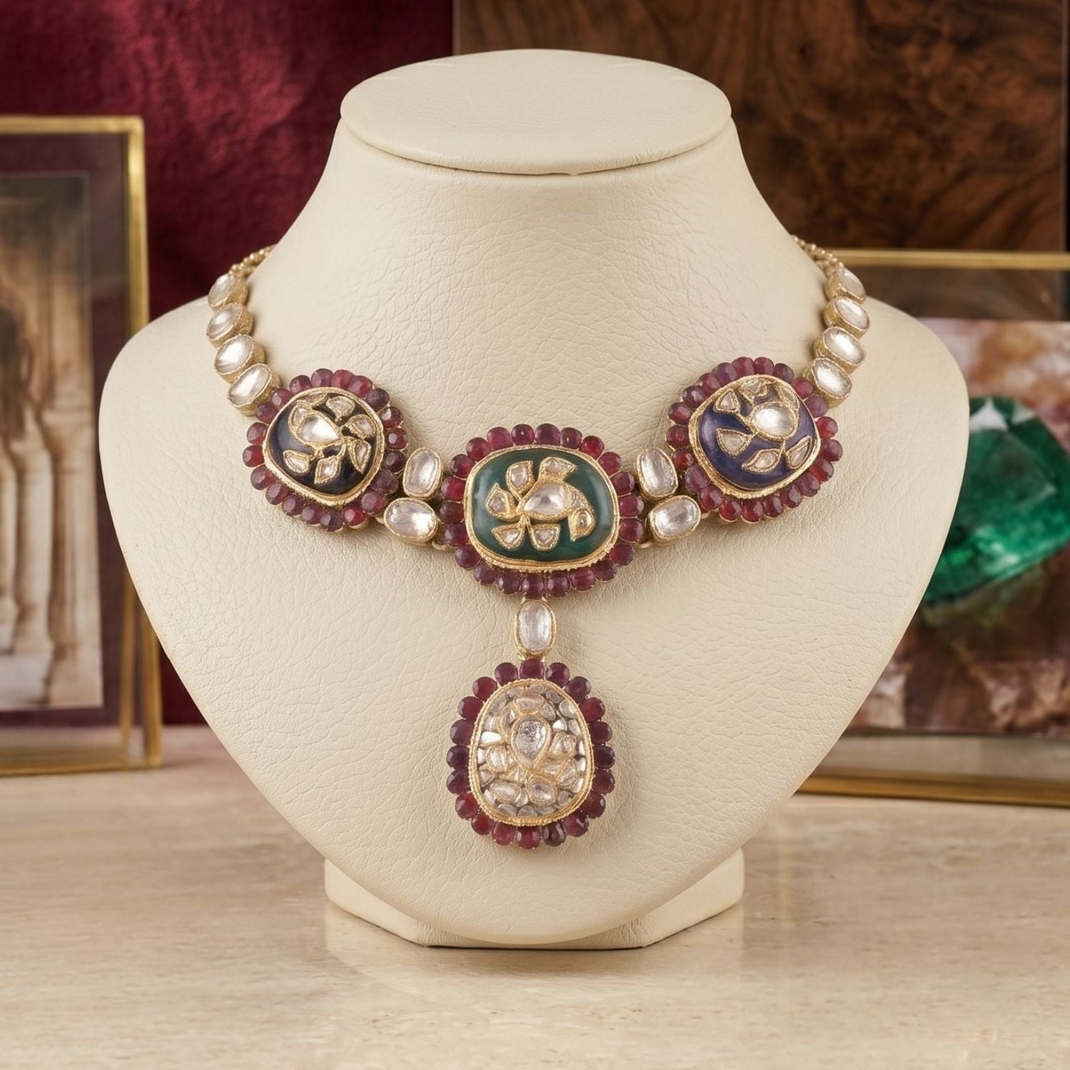 Rosewood Ruby Necklace
