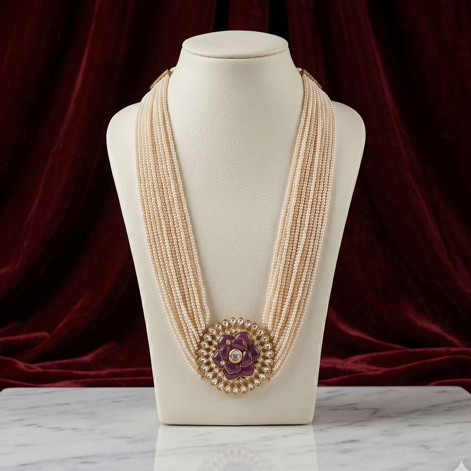 The Crimson Bloom Pendant