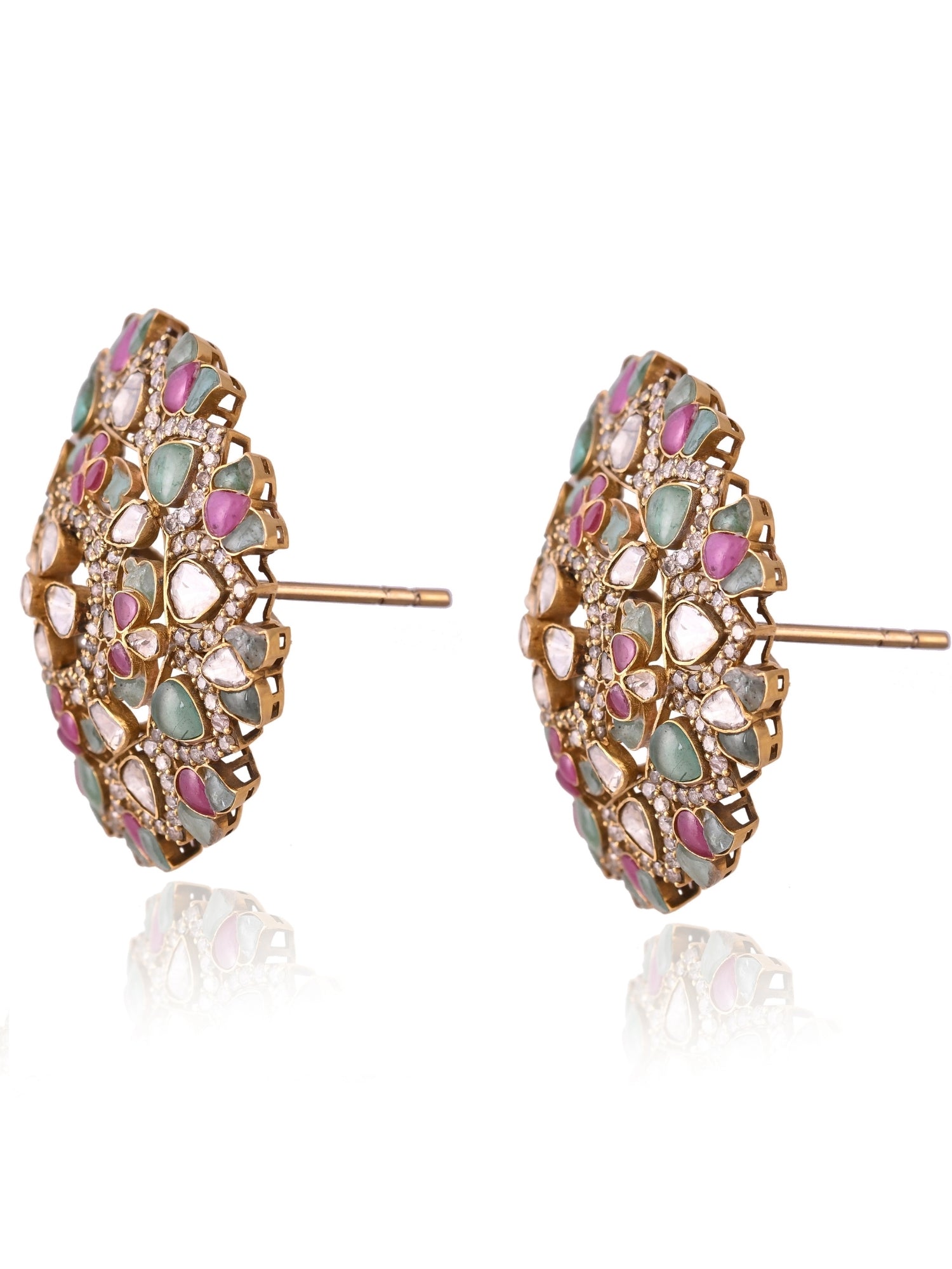 Floraison Circle Earrings