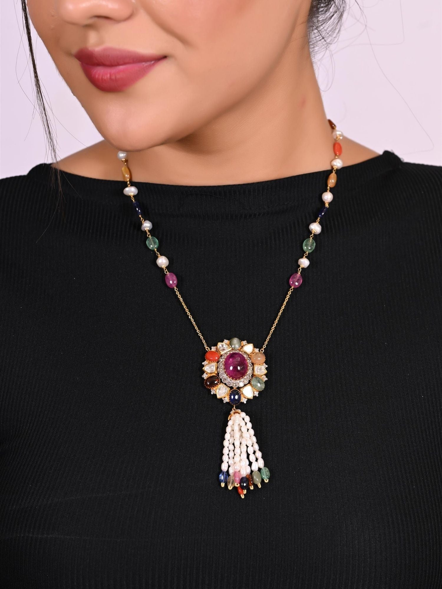 Chain Of Radiance Tassel Pendant