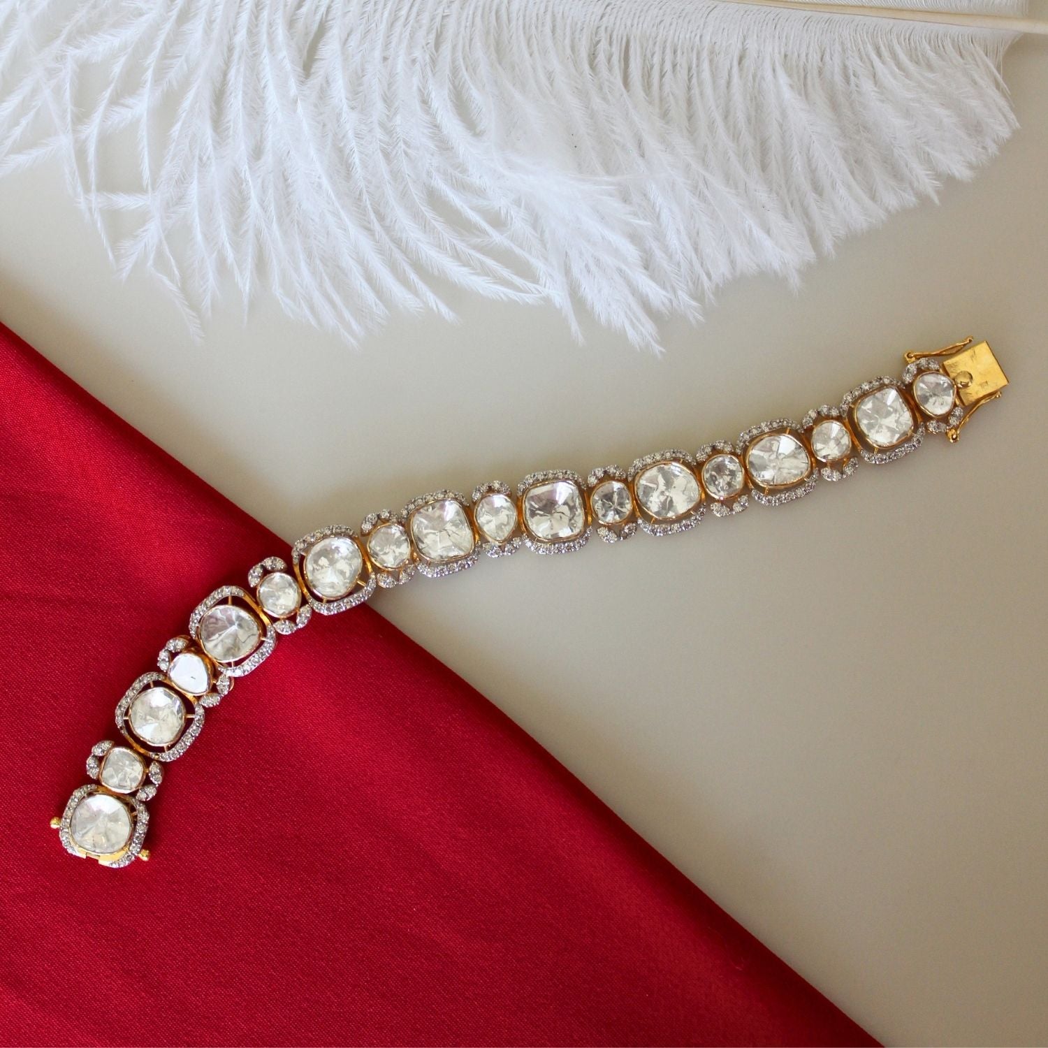 Royal Polki Diamond Bracelet